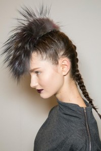 Fendi punk hairstyle