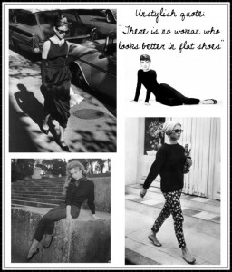 Unstylish quotes...flat shoes