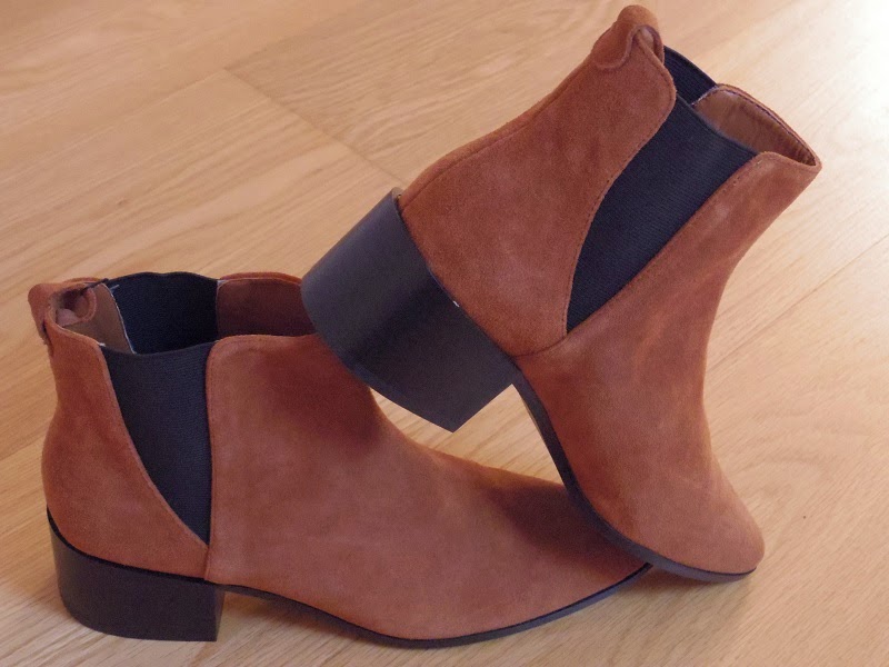New in suede boots