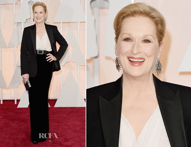 Meryl Streep In Lanvin -Look da Red Carpet - Oscars night best and worst dressed according to Coco et La vie en rose - image credit to Red Carpet Awards