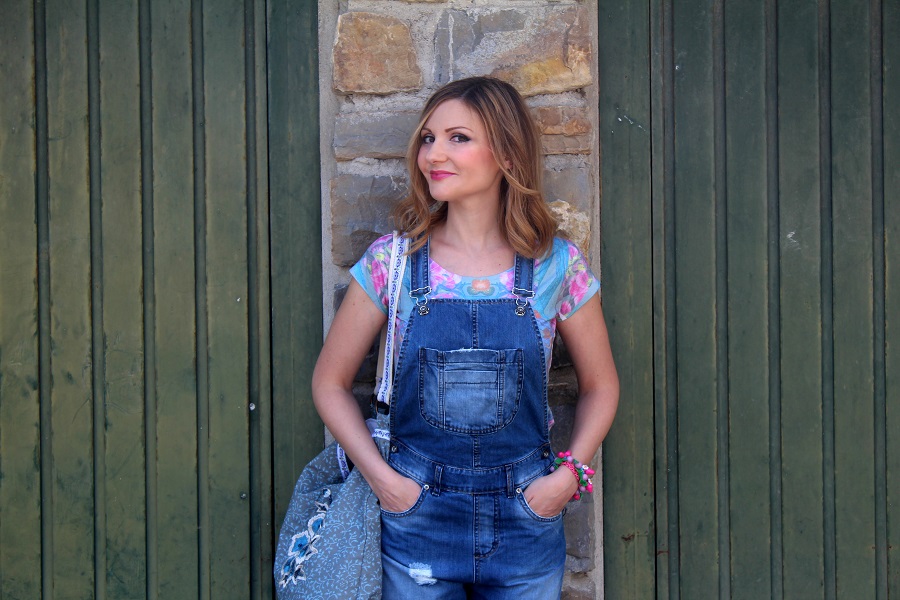 Salopette in denim - Denim Overalls (1)