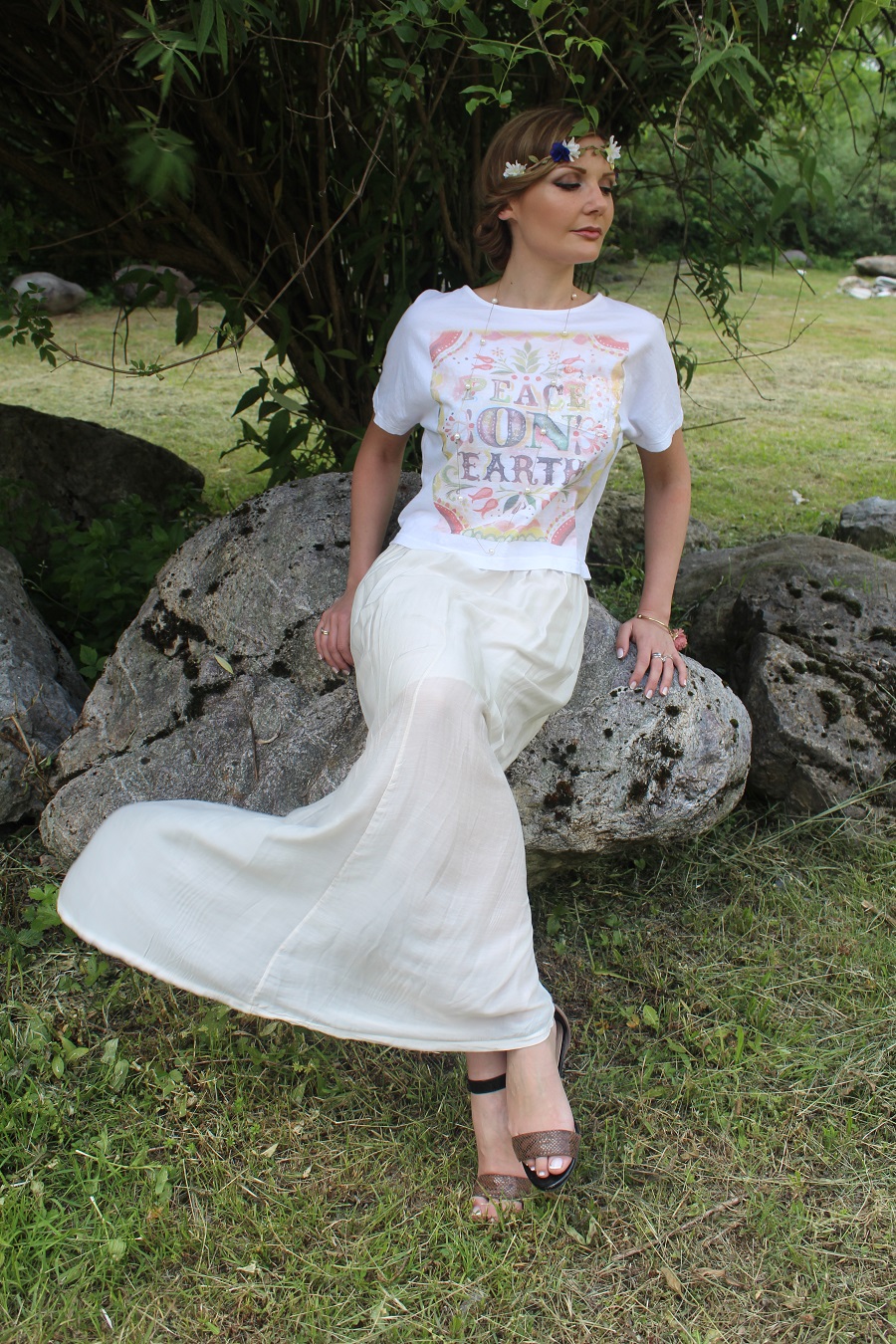 Come creare un look boho fashion blogger outfit 4