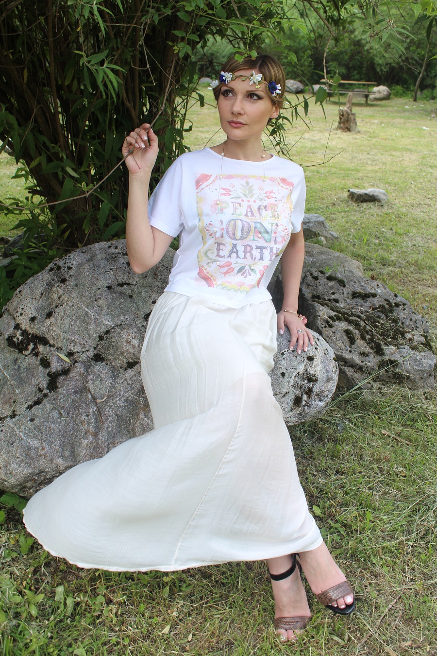 Come creare un look boho fashion blogger outfit 7