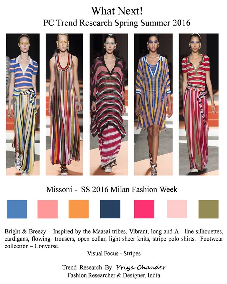 tendenze moda pe2016 da milano missoni