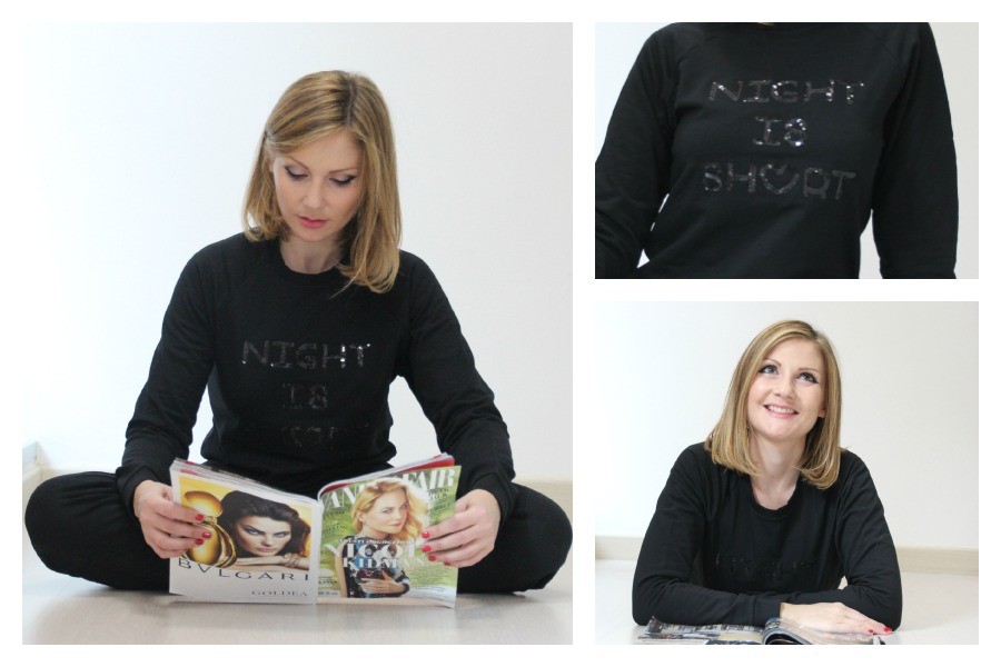 Fashion blogger homewear