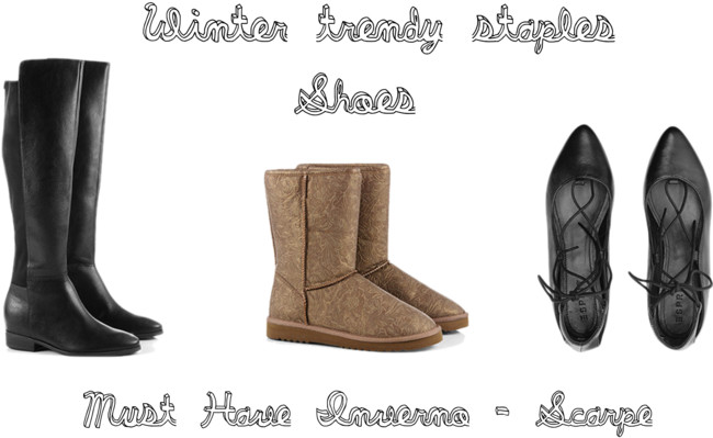 Winter trendy staples shoes