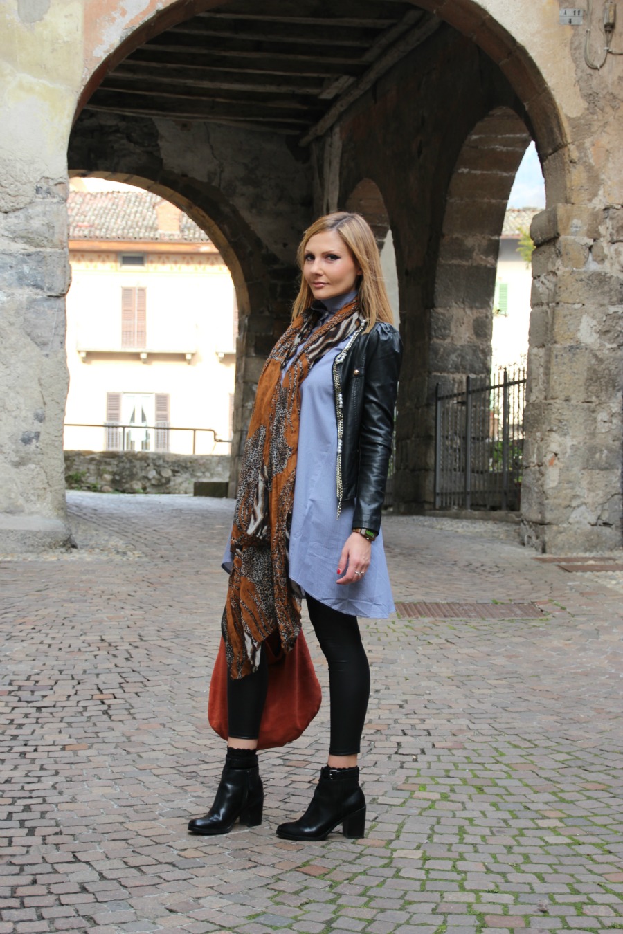 Camicia oversize casual rock outfit 1