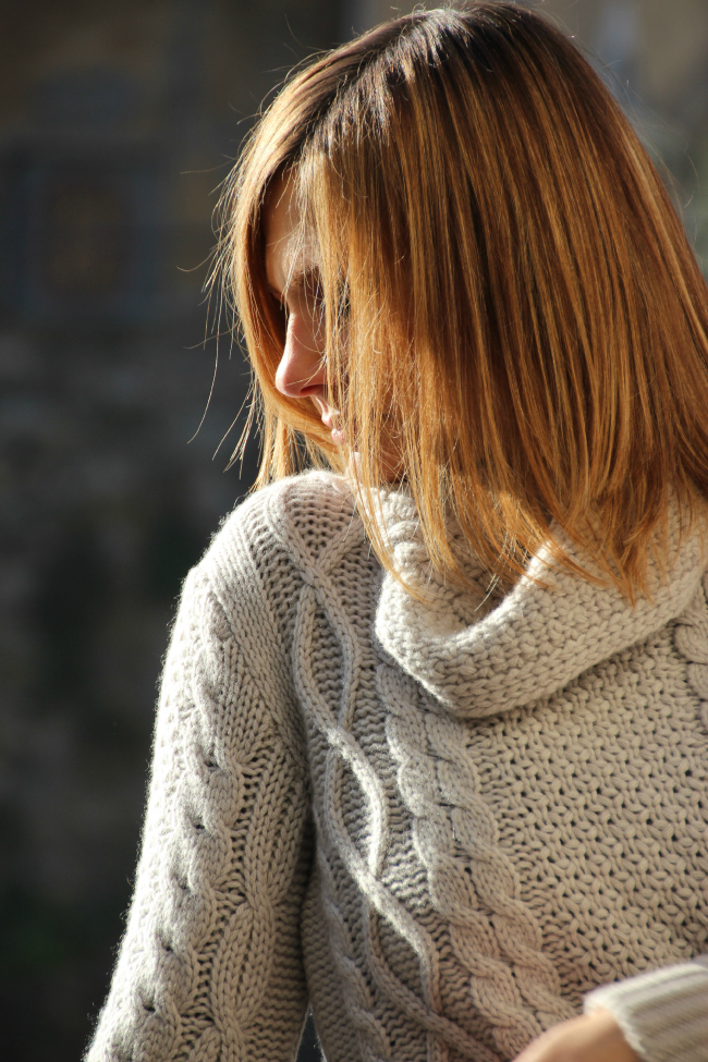 maglione in cashmere