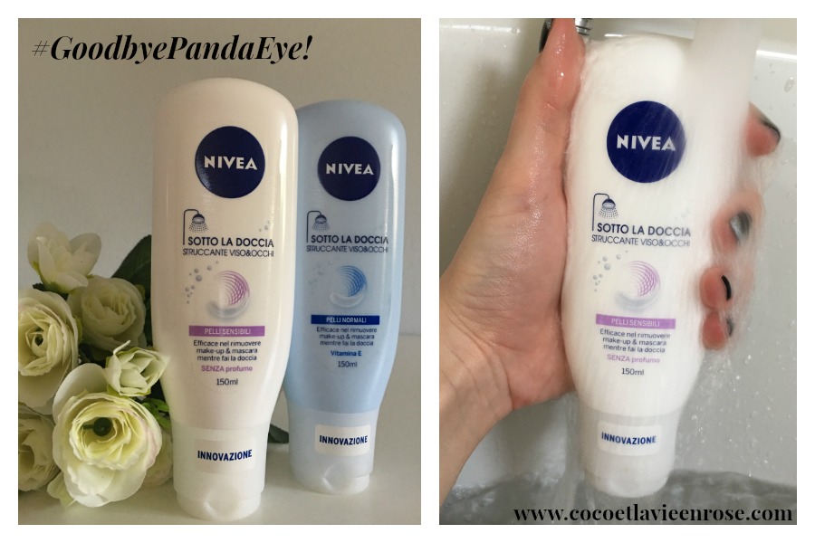 struccarsi sotto la doccia con nivea